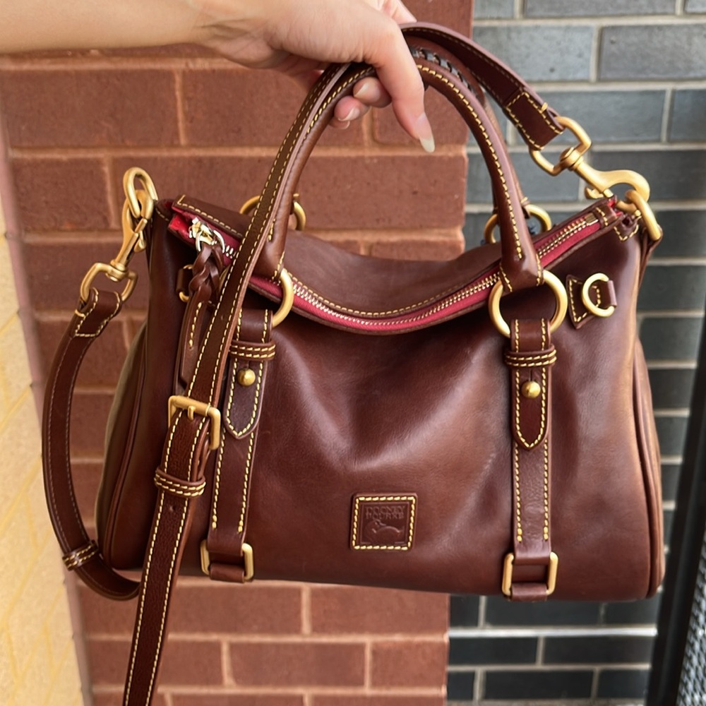 Dooney & Bourke Florentine Satchel Chestnut